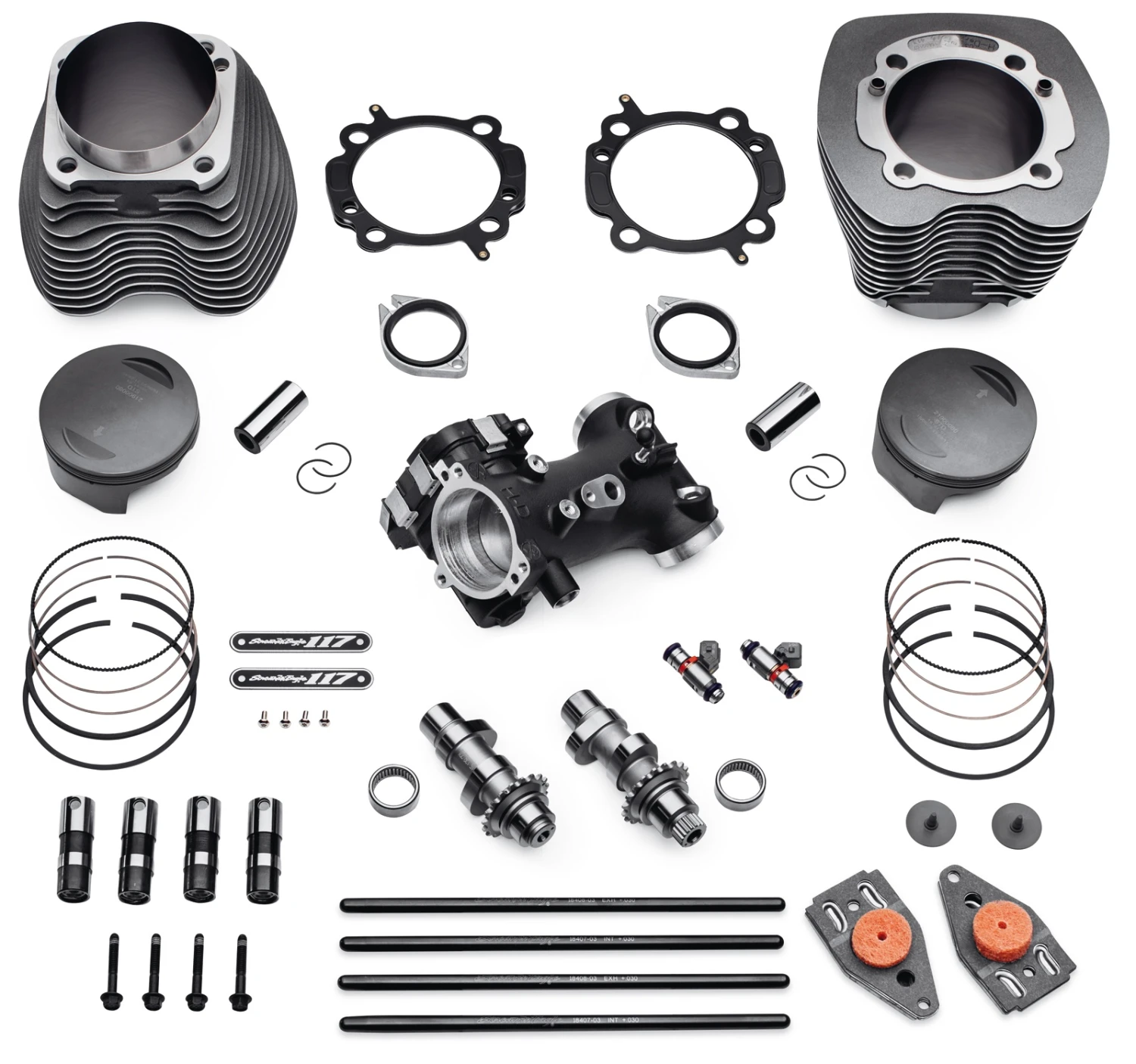 Harley Davidson Screamin Eagle Pro Bolt-On Cvo 117Ci Race Kit, Granite