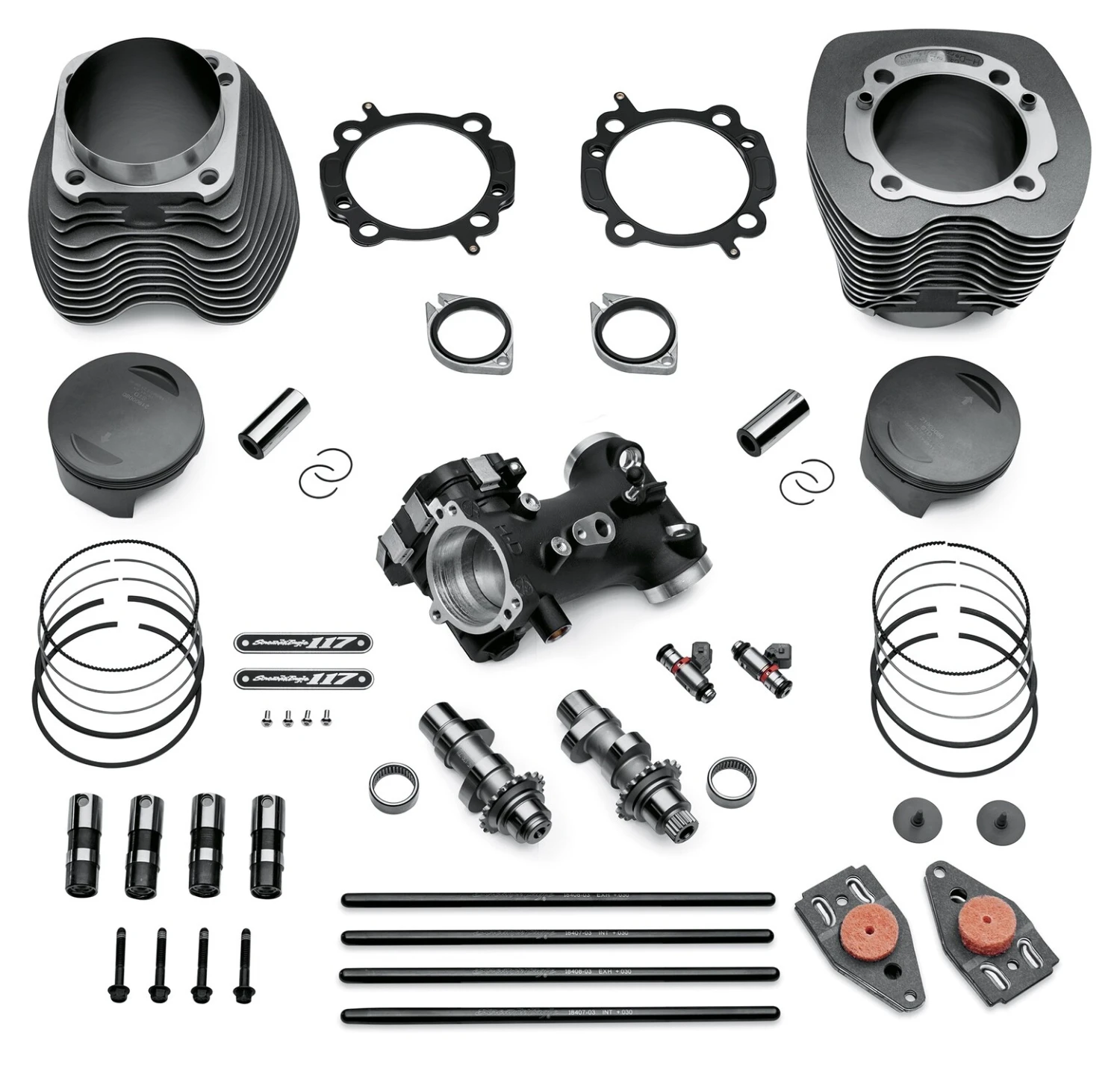 Harley Davidson Screamin Eagle Street Performance Bolt-On 117ciKit Grey