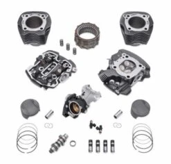 Harley Davidson Screamin Eagle Stage IV Kit 117ci Black Granite Highlighted