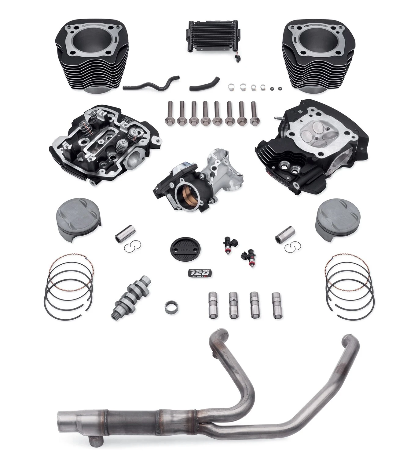Harley Davidson Screamin Eagle Stage IV Kit 128ci Black/highlighted