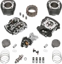 Harley Davidson Screamin Eagle Stage IV Kit 117ci Black Highlighted