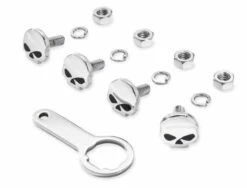 Harley Davidson Skull License Plate Mounting Hardware