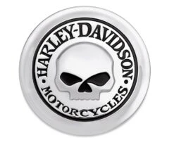Harley Davidson Fuel Cap Medallion Willie G Skull